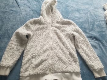 Gilet zippé fourrure 14 ans