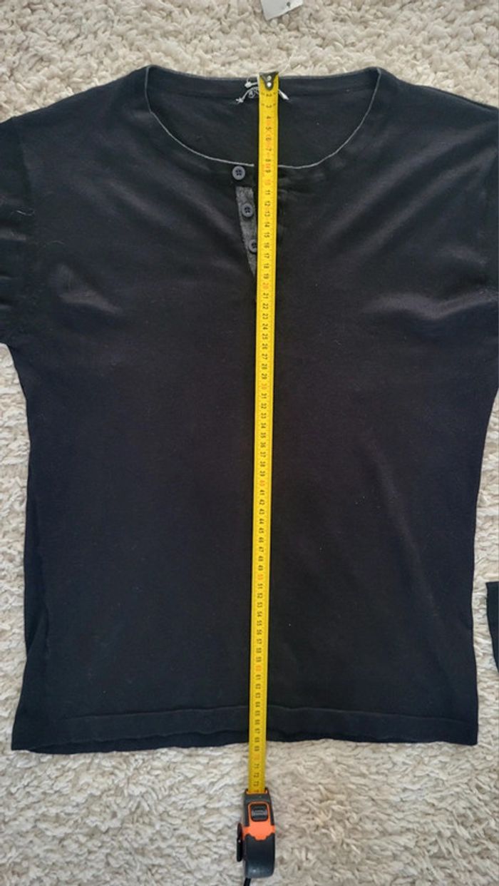 Pull fin noir U Collection Taille M - photo numéro 13