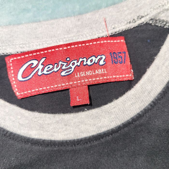 Tee-shirt de Rallye - Manche Longue Vintage MC-57 / CH57 - Homerun Brodé 👕 Chevignon - Taille L - photo numéro 3
