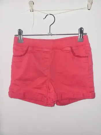 Short en jean rose Vertbaudet Taille 12 ans