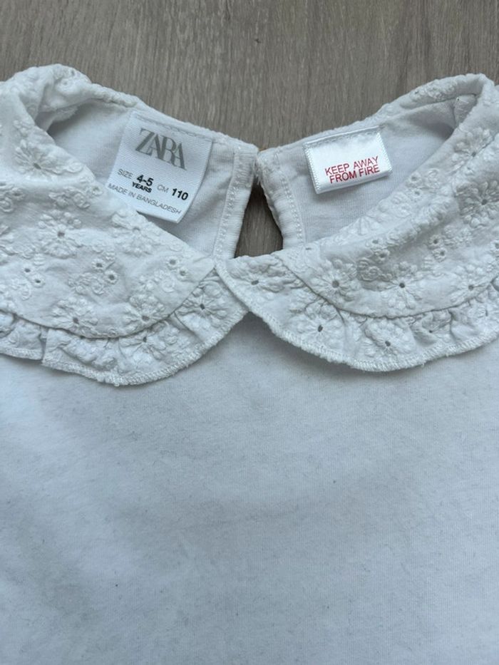 T-shirt à col Zara - photo numéro 2