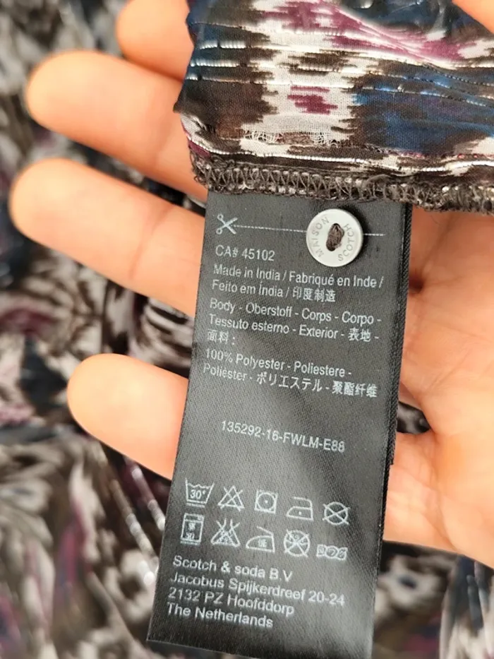 Belle robe chemise Scotch & Soda modèle Nomadic Dreamers M - photo numéro 10