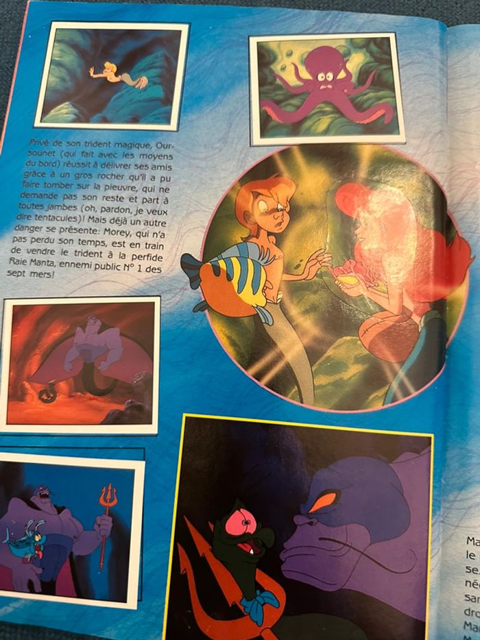 Album livre Panini complet stickers autocollants Disney La petite sirène le dessin animé TV - photo numéro 13
