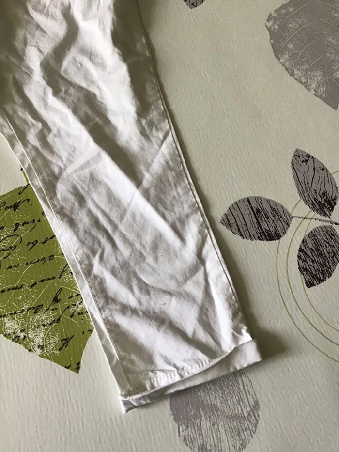 Pantalon blanc taille 3 ans Obaibi - photo numéro 3