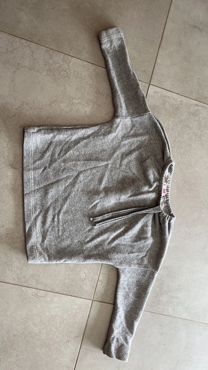 Pull léger gris perlé - photo numéro 2