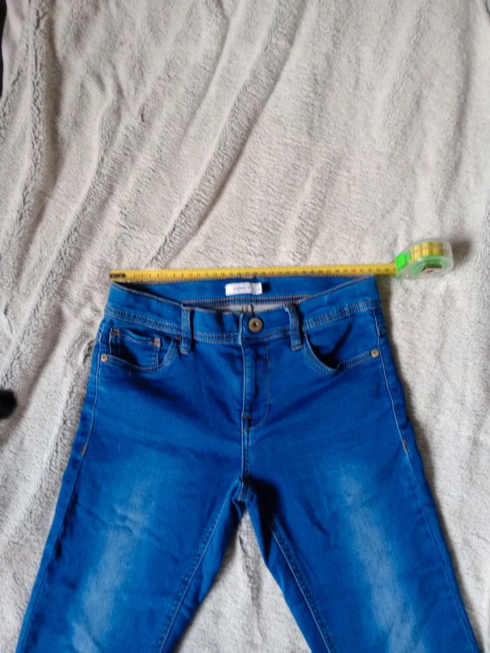 Jean slim 13 ans bleu c51 - photo numéro 7