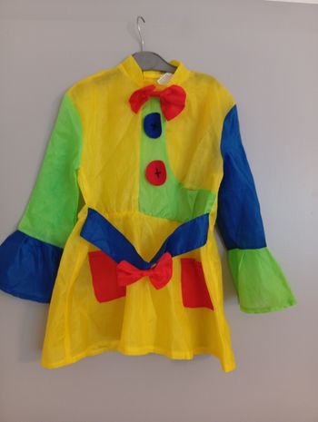 Top clown multicolore 5ans