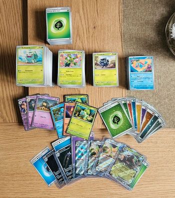 Cartes Pokémon séries MEW 151, destinées Paldea PAF et forces temporelles TEF
