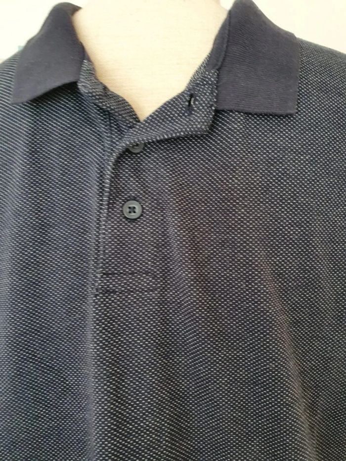 Polo bleu livergy bleu taille L 40 homme coton - photo numéro 3