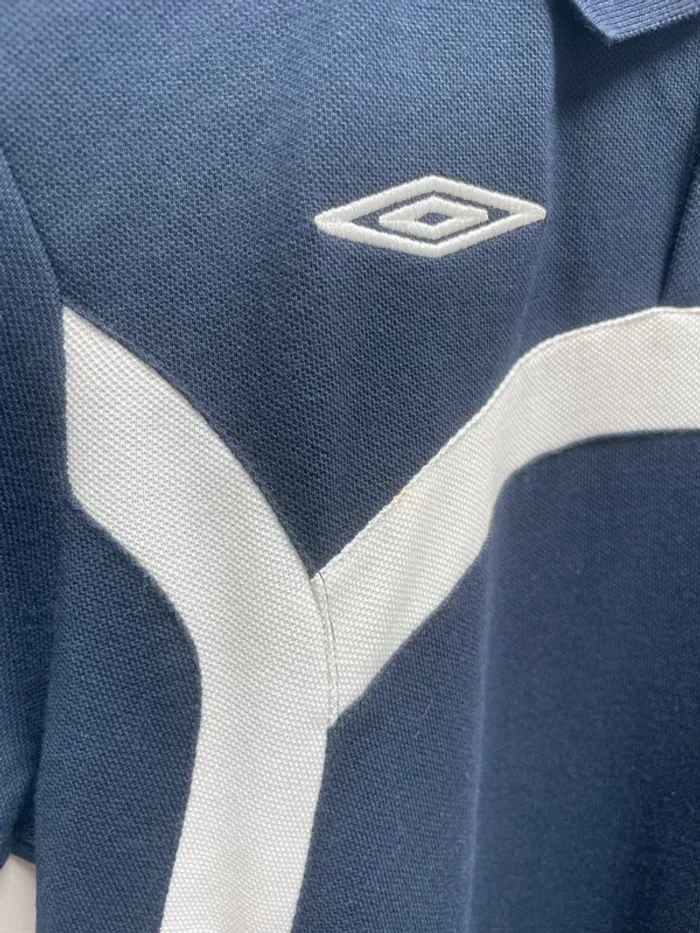 Polo Umbro blue white Boy 13 years old - photo numéro 3