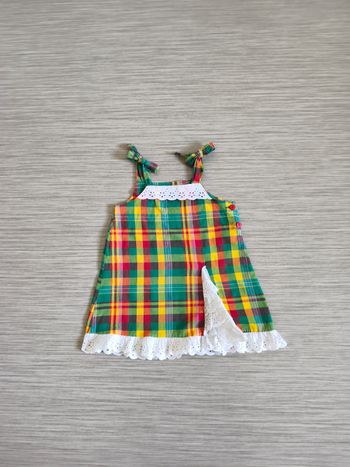 Robe madras Guadeloupe 12 mois 