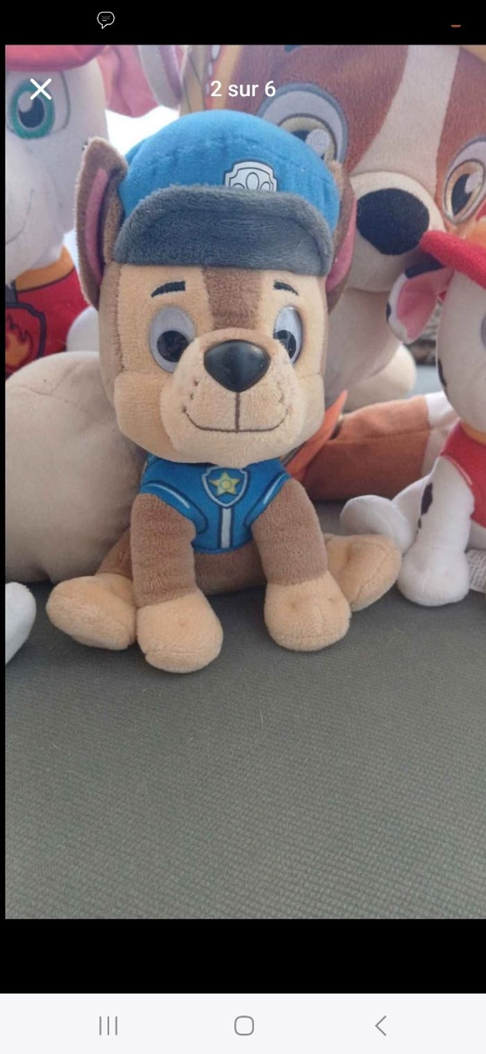 Lot de peluches pat patrouille - photo numéro 8
