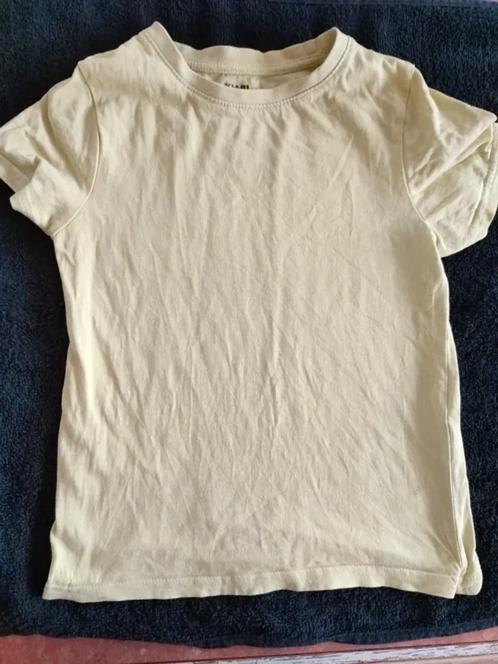 Tee shirt jaune garçon