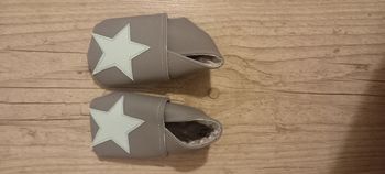 Chaussure naissance simili cuir