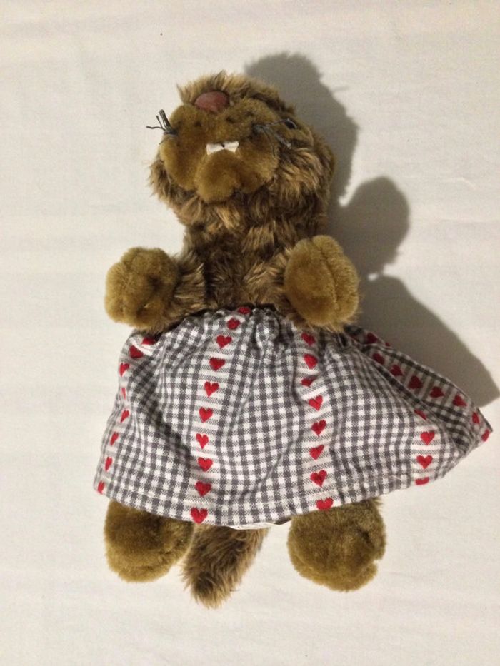 Peluche marmotte 25 cm - photo numéro 5