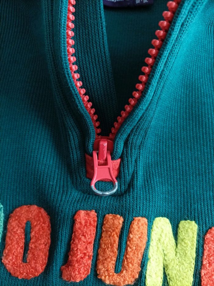 Pull col zippé sergent major 10 ans dino - photo numéro 4