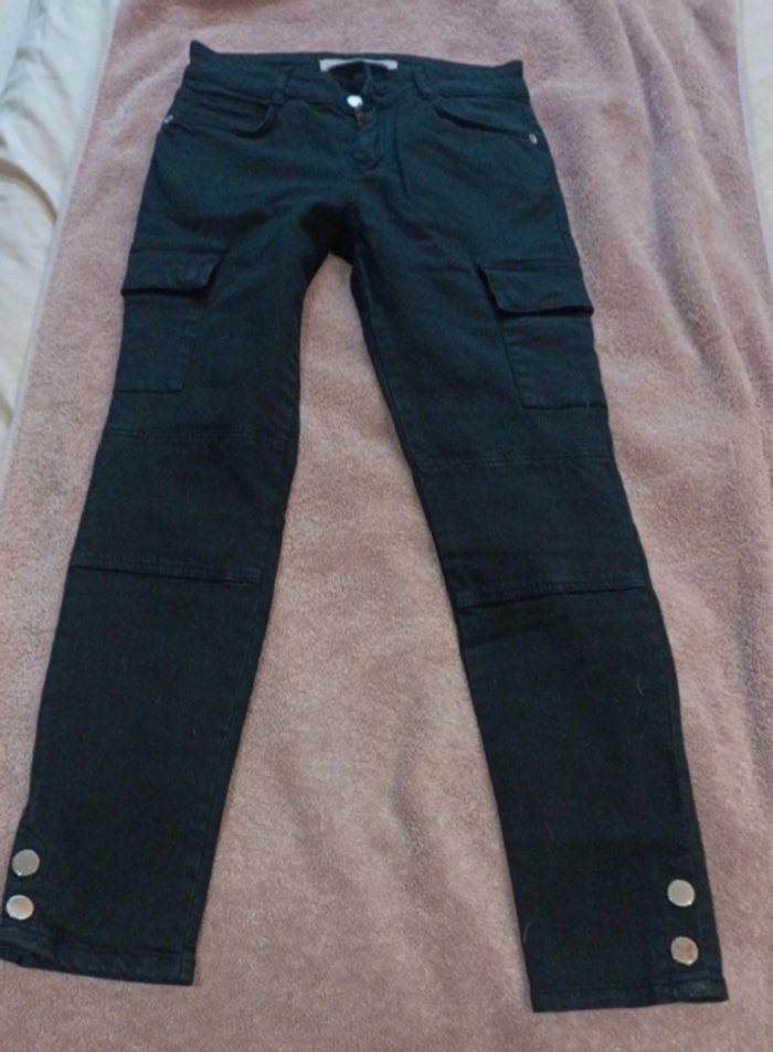 Pantalon a poche mango femme t xs - photo numéro 8