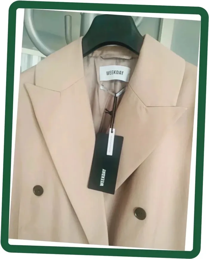 Manteau/pardessus long femme Weekday T/38 - photo numéro 4