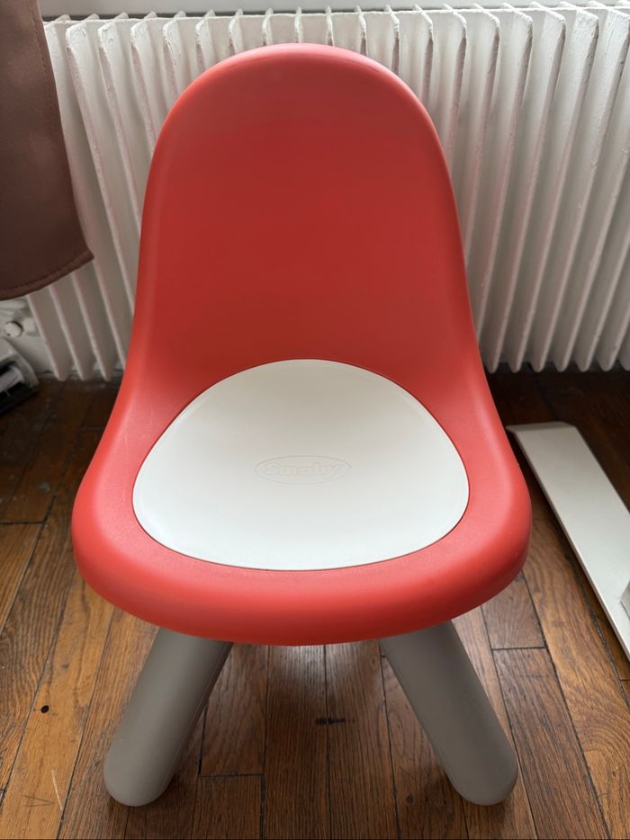 Chaise Smoby rouge corail - photo numéro 2