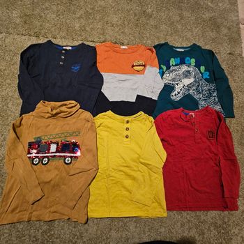 Lot t-shirts manches longues 