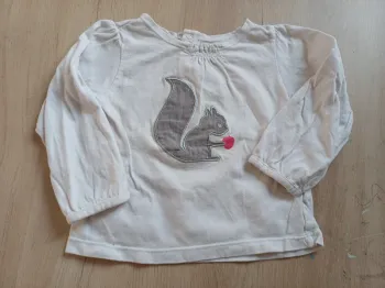 T-shirt obaibi écureuil