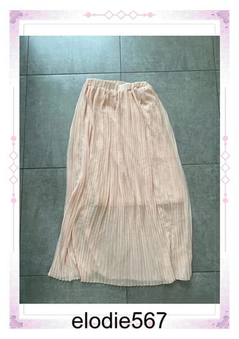 Jupe longue plissée
