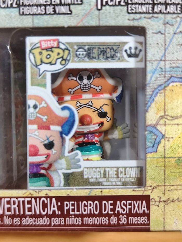 Bitty Pop! One Piece - Pack de 4 Figurines (Monkey D. Luffy, Roronoa Zoro, Axe-Hand Morgan, Buggy The Clown) - photo numéro 5