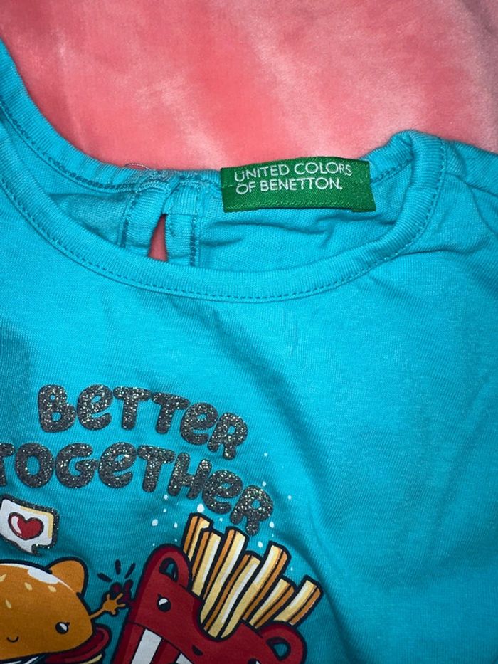 T shirt Benetton 18-24 mois - photo numéro 2