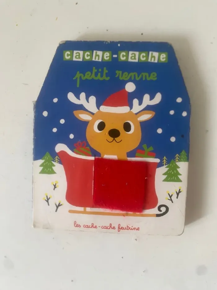 Cache-cache Petit Renne - livre enfant, bébé