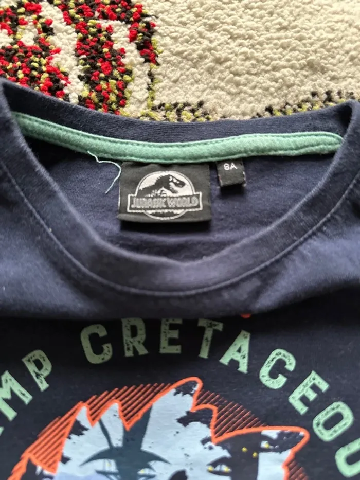 Tee shirt manche longue dinosaure - photo numéro 3