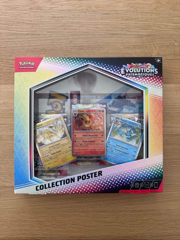 Coffret Poster Évolutions Prismatiques EV8.5 Neuf