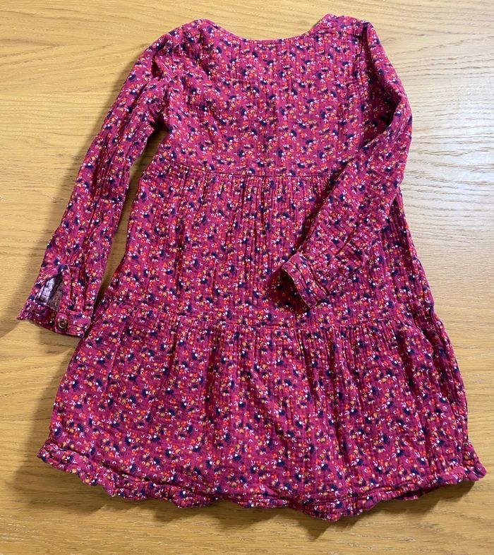 Okaidi Robe fleurie fuchsia Taille 6 ans - photo numéro 4