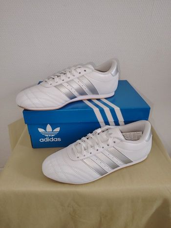 Adidas Taekwondo Lace Blanc/Argent NEUVES 41 1/3