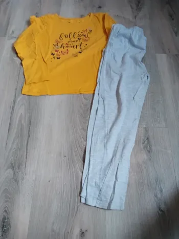 Pyjama deux pièces fille 6-7 ans