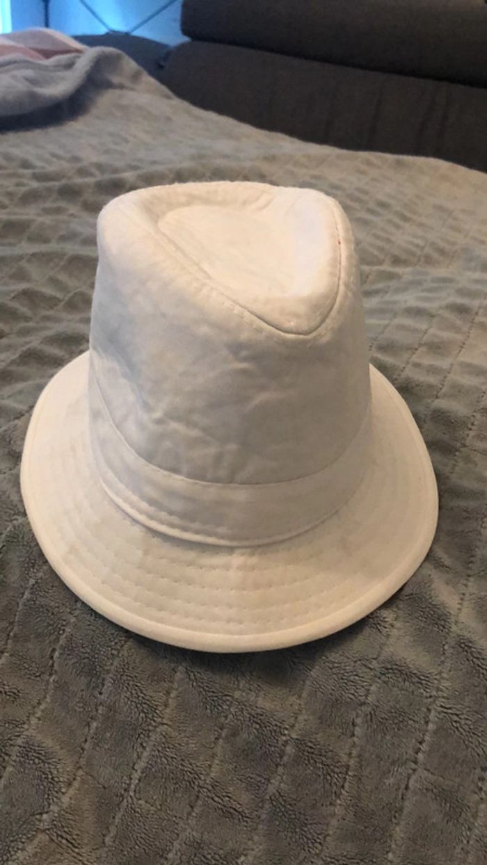 Chapeau blanc enfant tout de tête 49 cm - photo numéro 2