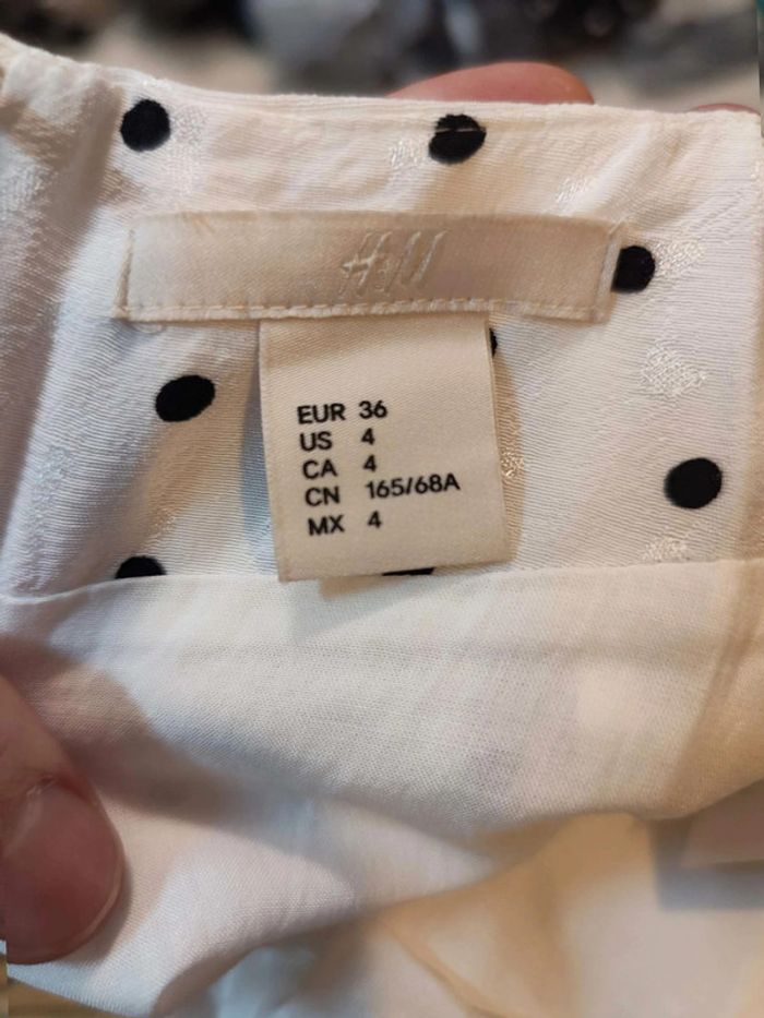 Jupe  H&M  en  tissu jacquard - photo numéro 6