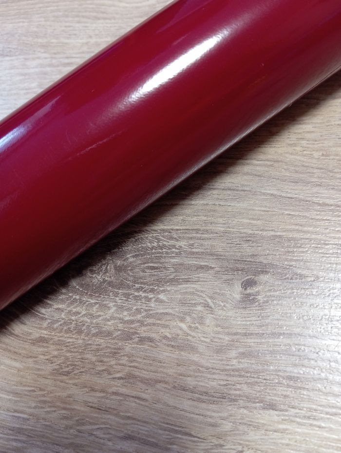 Vynile permanent rouge bordeaux brillant - photo numéro 2