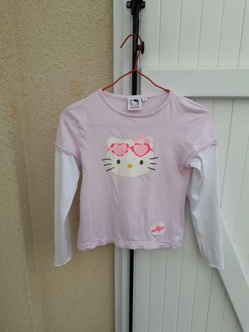 Haut filles hello kitty 2 en 1 taille 10 ans