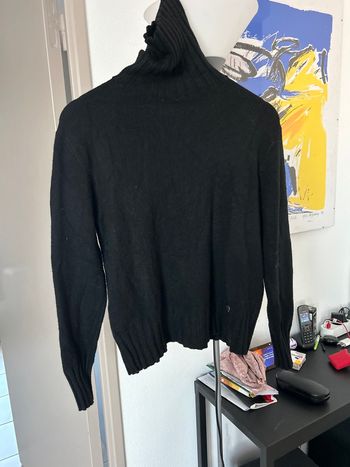 Pull col roulé