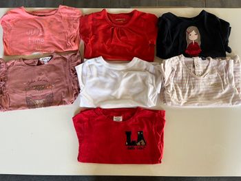 Lot 7 tee shirt manche longue 3 ans