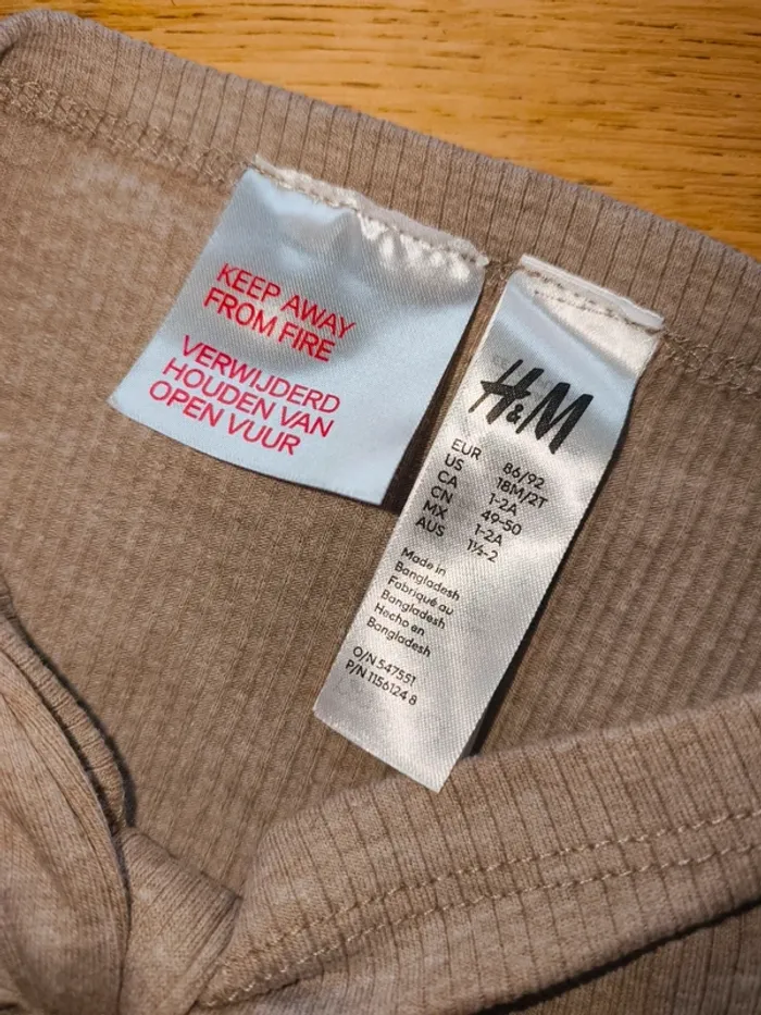 Bandeau cheveux fille h&M excellent état 18 mois gris rose - photo numéro 3