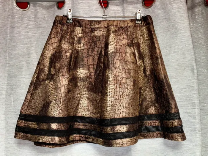 Sublime jupe AS by DF, jupe taille 36 / S, jupe élégante de luxe, jupe d’été, jupe courte - photo numéro 2