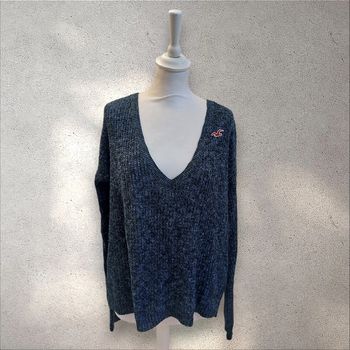 Pull oversize Hollister femme col v taille L-XL-XXL