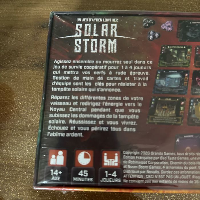 Jeux de société solar storm deluxe édition - photo numéro 3