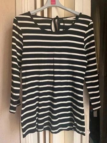 Teeshirt marinière Camaïeu taille 3