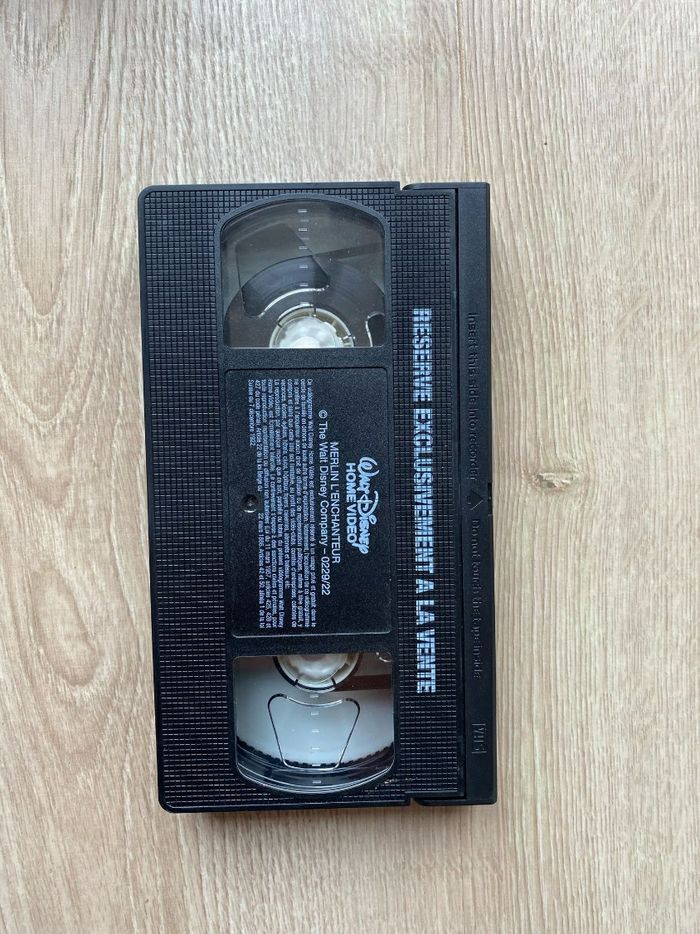 Disney Merlin l'Enchanteur Cassette Vidéo VHS Vintage Cinéma Collection Exclusive - photo numéro 5