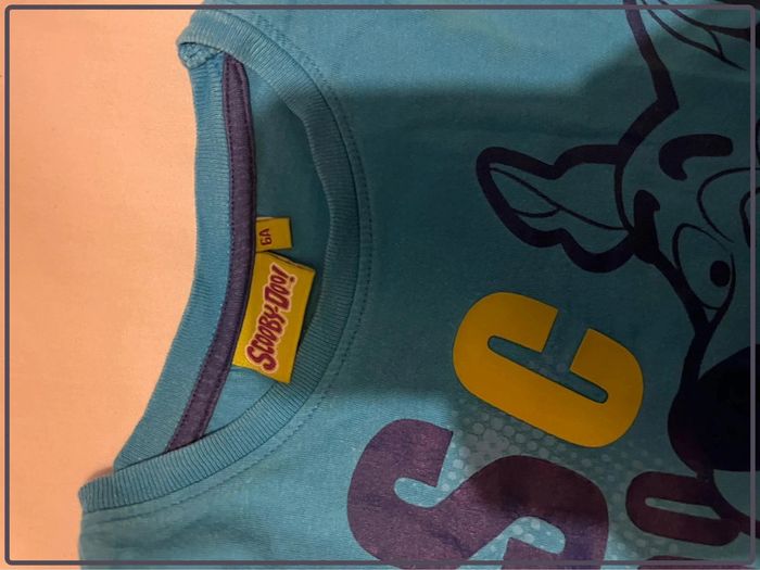 Tee shirt scooby-dou taille 6 ans manches courtes - photo numéro 3