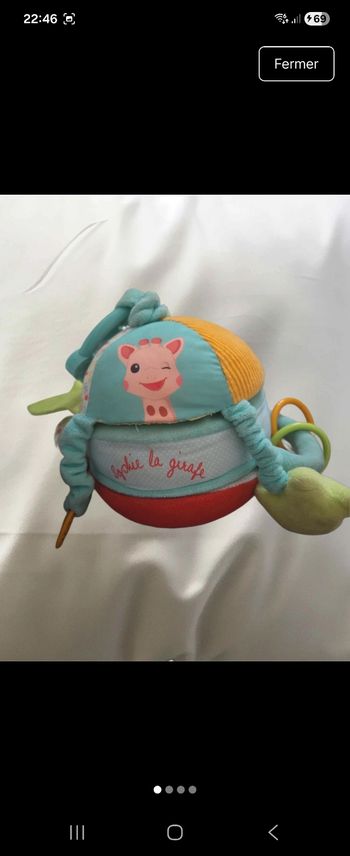 Balle d’éveil bébé Sophie la Girafe