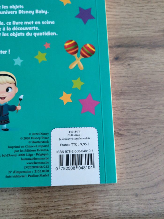 Livre Disney baby je découvre les volets - photo numéro 3
