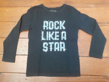 Sweet noir motif écriture scintillante